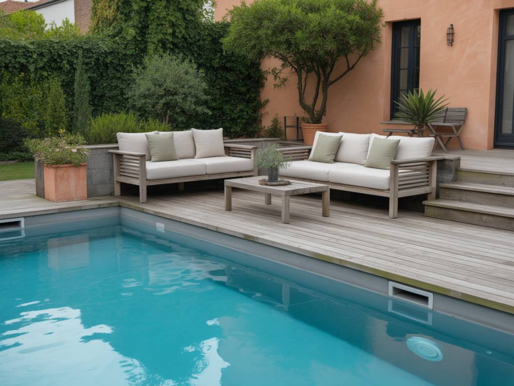 Aménager une terrasse végétalisée autour de la piscine : idées déco et conseils pratiques