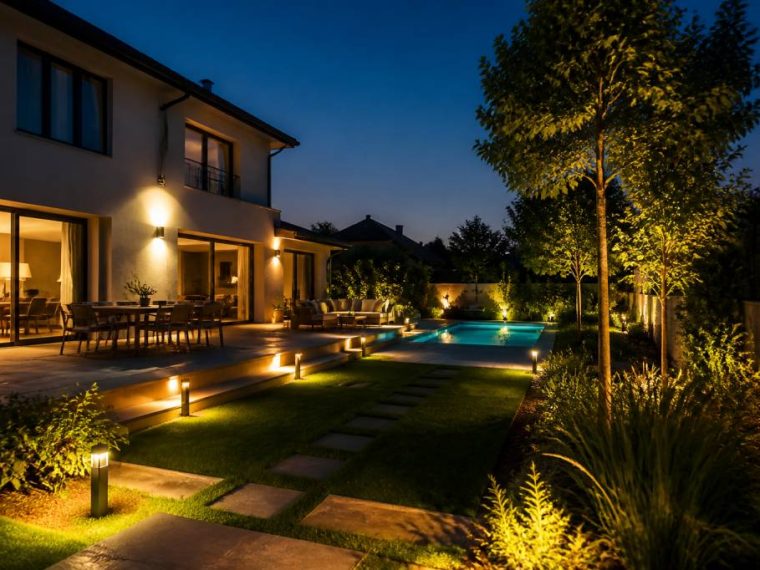 Éclairage extérieur : comment sublimer maison, jardin et piscine avec des solutions économiques et durables
